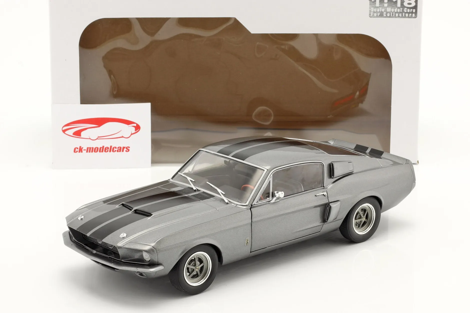 Ford Shelby Mustang GT500 Baujahr 1969 grau 1:18 Solido