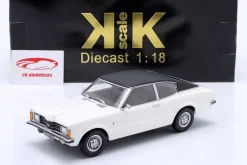 Ford Taunus GT Coupe mit Vinyldach Baujahr 1971 weiß / mattschwarz 1:18 KK-Scale