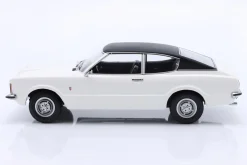 Ford Taunus GT Coupe mit Vinyldach Baujahr 1971 weiß / mattschwarz 1:18 KK-Scale