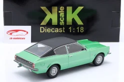 Ford Taunus GT Coupe mit Vinyldach 1971 grün metallic / schwarz 1:18 KK-Scale