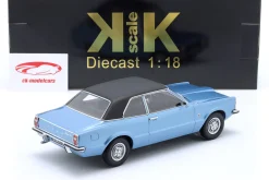 Ford Taunus GT Limousine Baujahr 1971 blau metallic / mattschwarz 1:18 KK-Scale