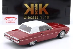 Ford Thunderbird Coupe Baujahr 1966 metallic rot / weiß 1:18 KK-Scale