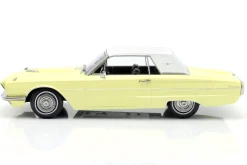 Ford Thunderbird Hardtop Coupe Baujahr 1966 hellgelb / weiß 1:18 KK-Scale