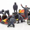 Formel 1 Pit Crew Figuren-Set #3 Team Blau 1:18 American Diorama