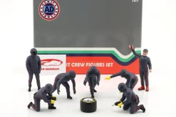 Formel 1 Pit Crew Figuren-Set #3 Team Blau 1:18 American Diorama
