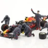 Formel 1 Pit Crew Figuren-Set #3 Team Blau 1:43 American Diorama