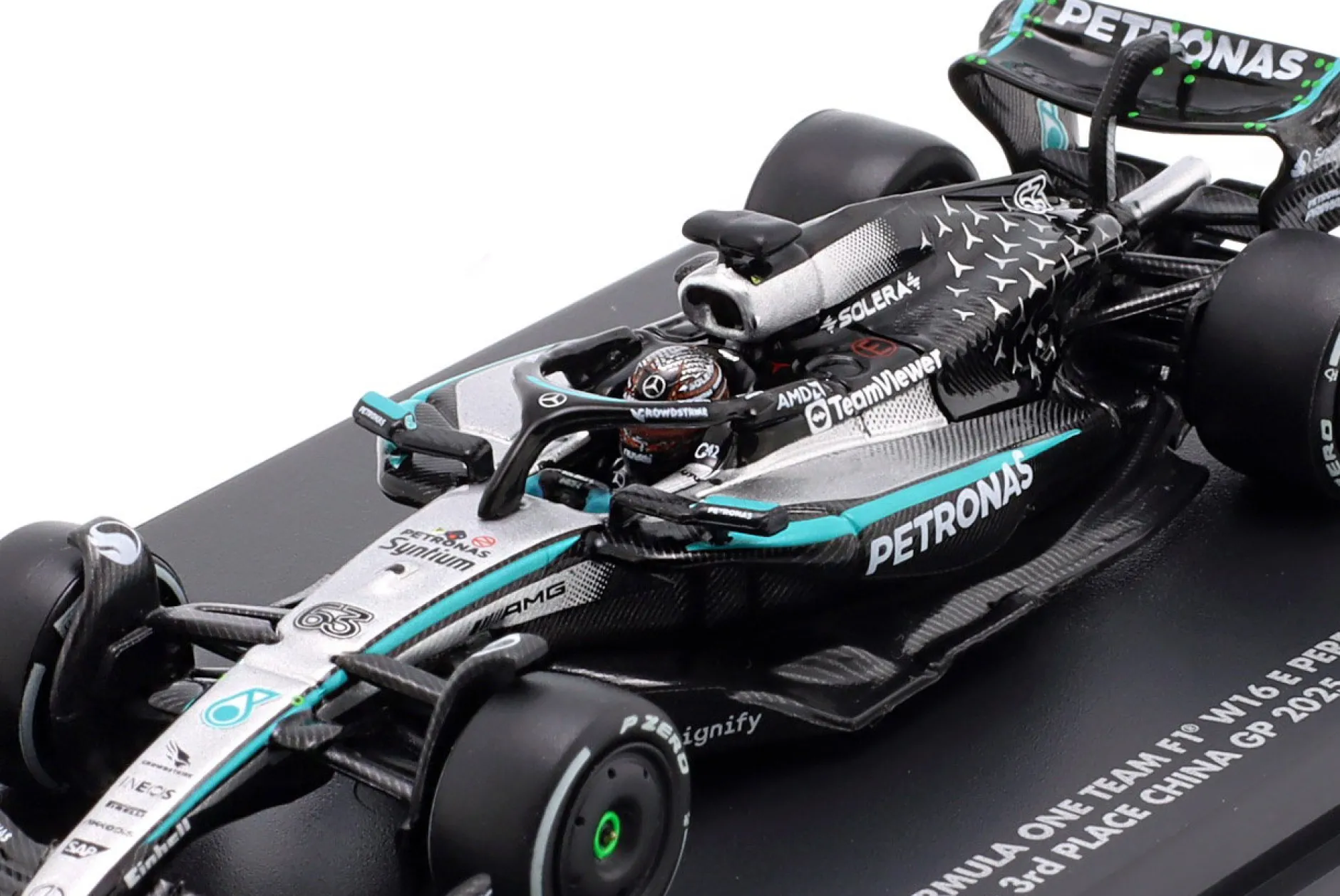 George Russell Mercedes-AMG F1 W16 #63 3rd China GP Formel 1 2025 1:64 Minichamps