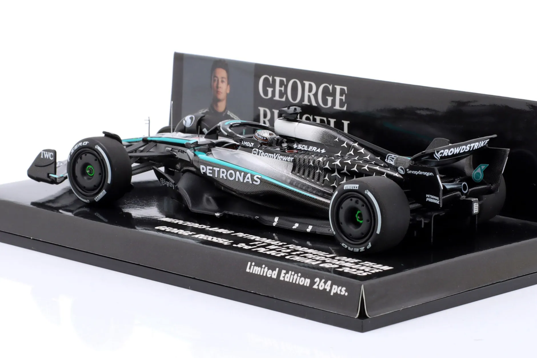 George Russell Mercedes-AMG F1 W16 #63 3rd China GP Formel 1 2025 1:43 Minichamps