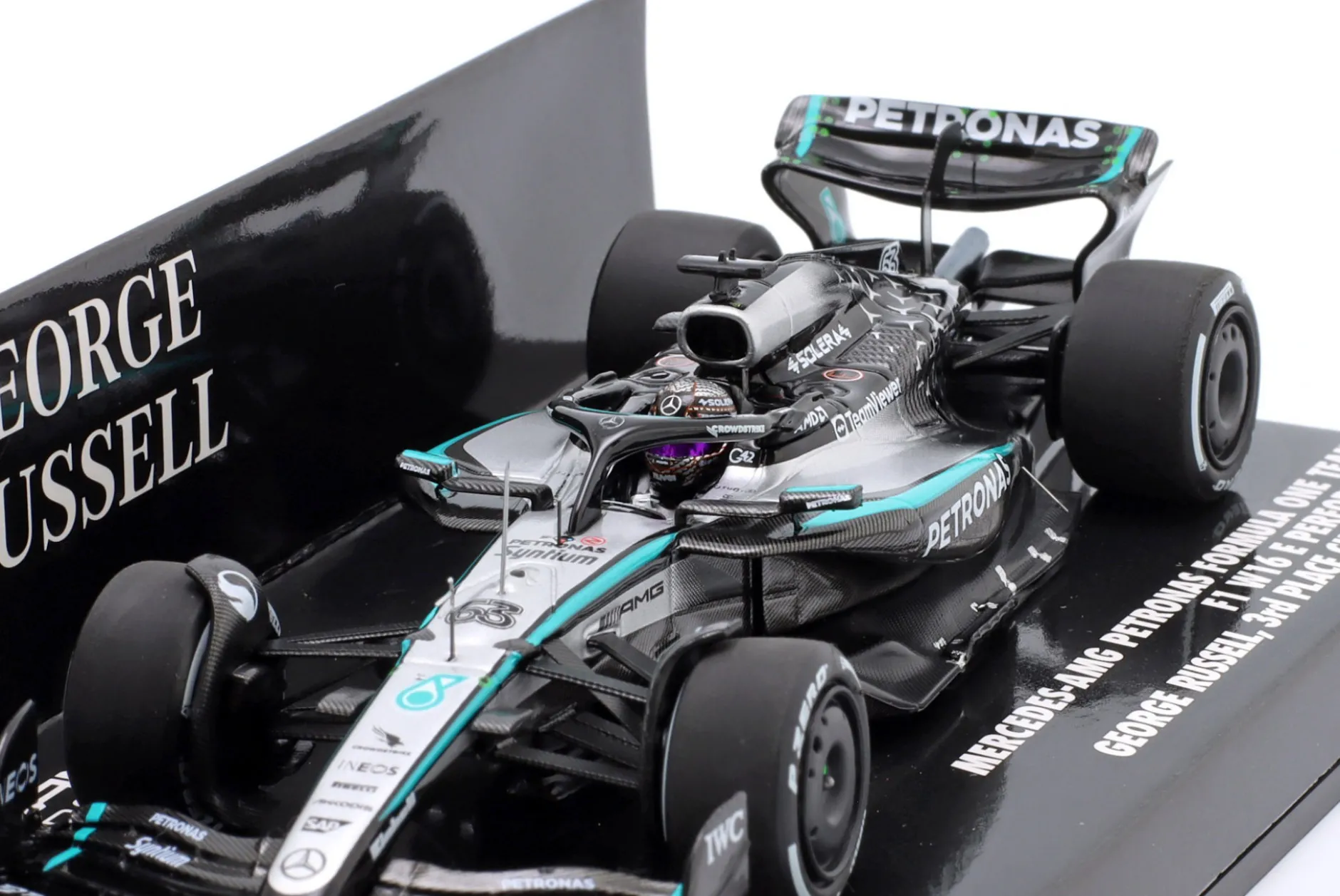 George Russell Mercedes-AMG F1 W16 #63 3rd China GP Formel 1 2025 1:43 Minichamps