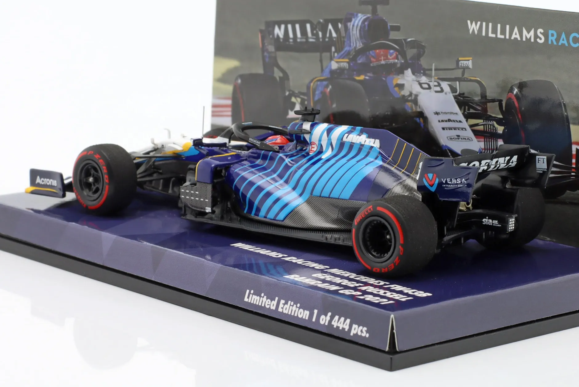 George Russell Williams FW43B #63 Bahrain GP Formel 1 2021 1:43 Minichamps