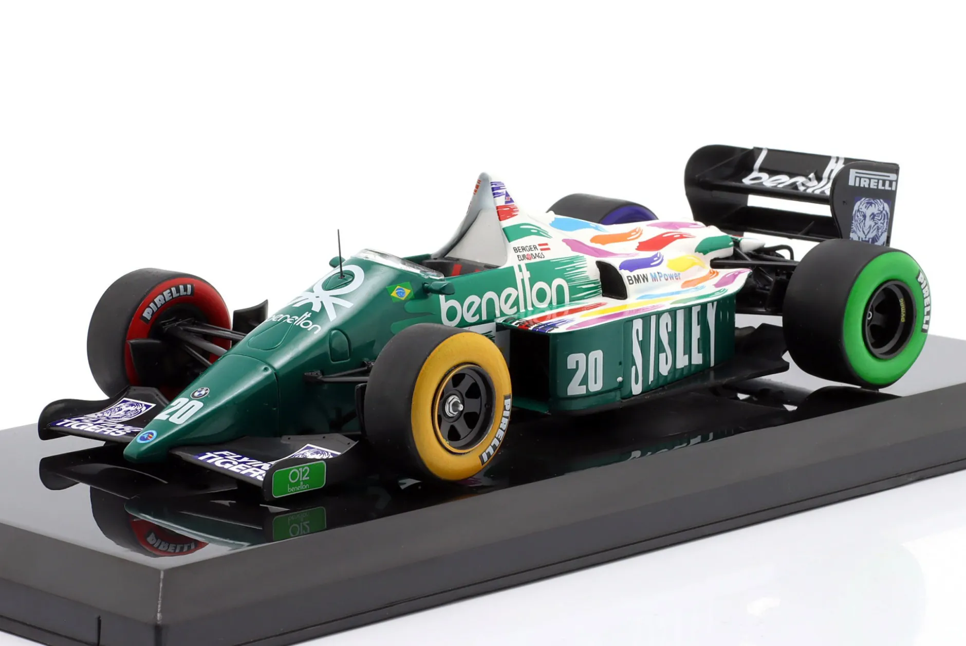 Gerhard Berger Benetton B186 #20 Formel 1 1986 1:24 Premium Collectibles