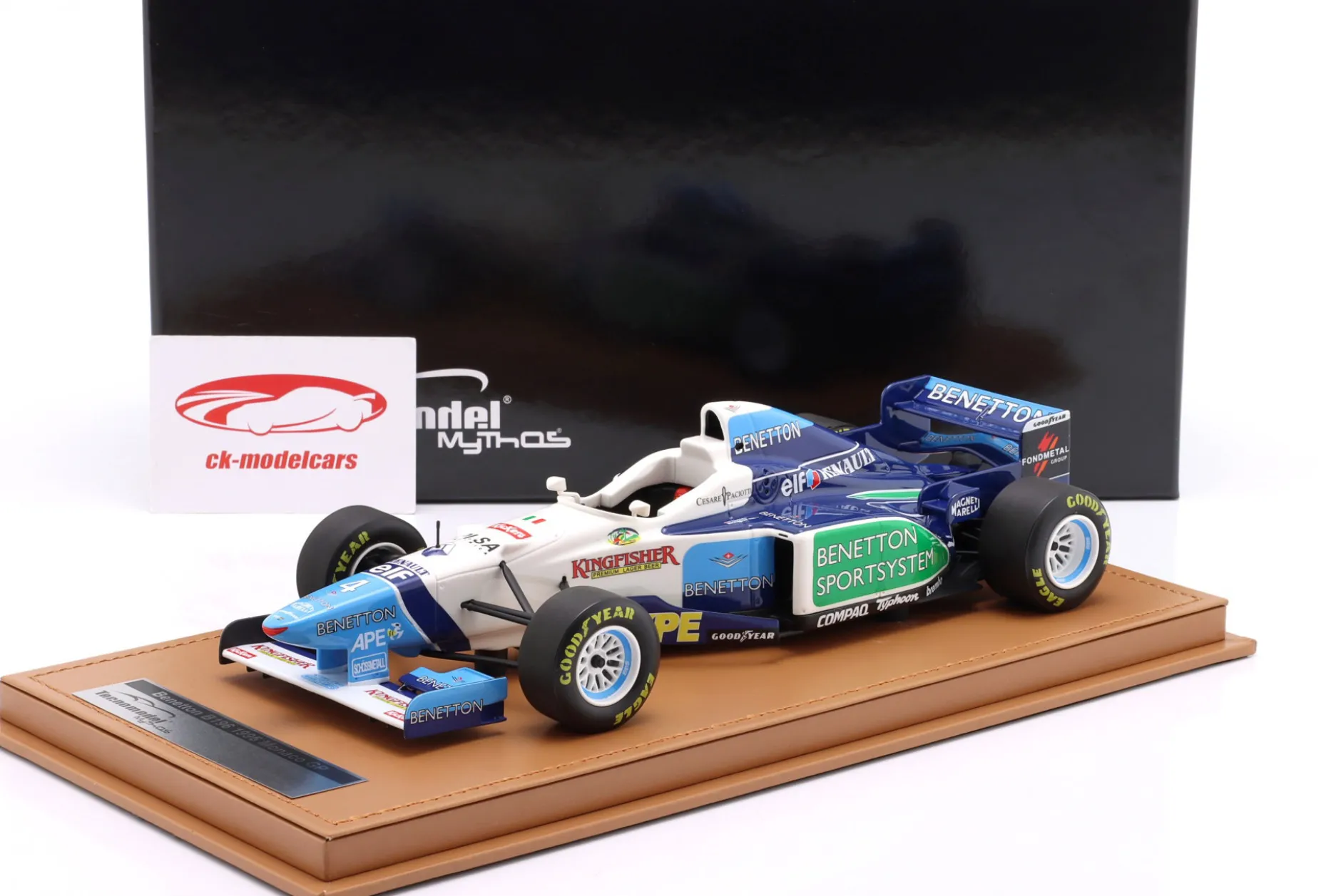 Gerhard Berger Benetton B196 #4 Monaco GP Formel 1 1996 1:18 Tecnomodel