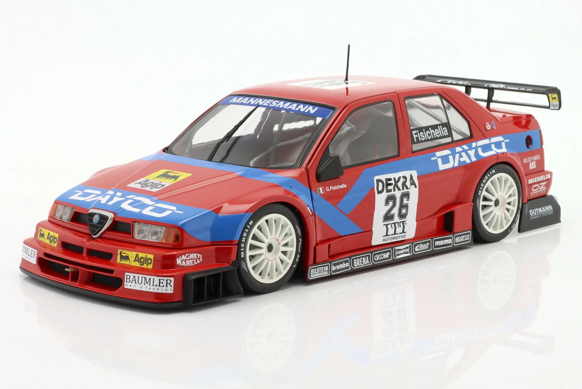 G. Fisichella Alfa Romeo 155 V6 TI #26 DTM / ITC 1995 Alfa Corse 2 1:18 WERK83