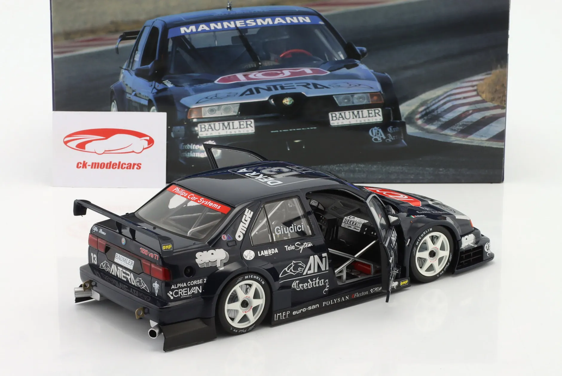 Gianni Giudici Alfa Romeo 155 V6 Ti #13 DTM / ITC 1995 1:18 WERK83