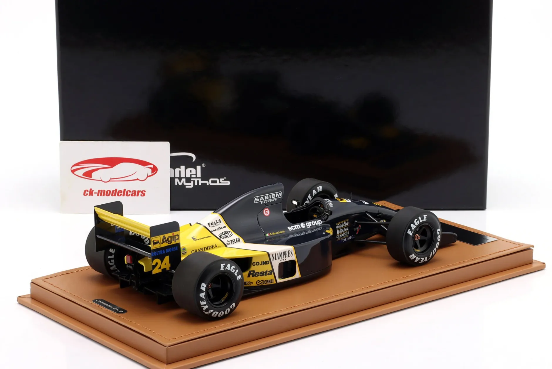 Gianni Morbidelli Minardi M191 #24 Belgien GP Formel 1 1991 1:18 Tecnomodel