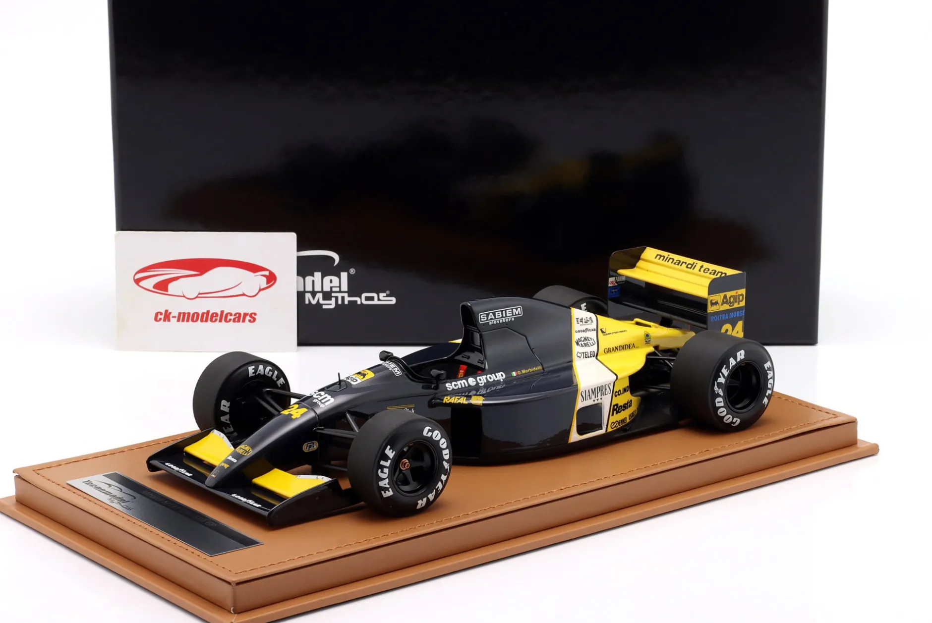 Gianni Morbidelli Minardi M191 #24 Belgien GP Formel 1 1991 1:18 Tecnomodel