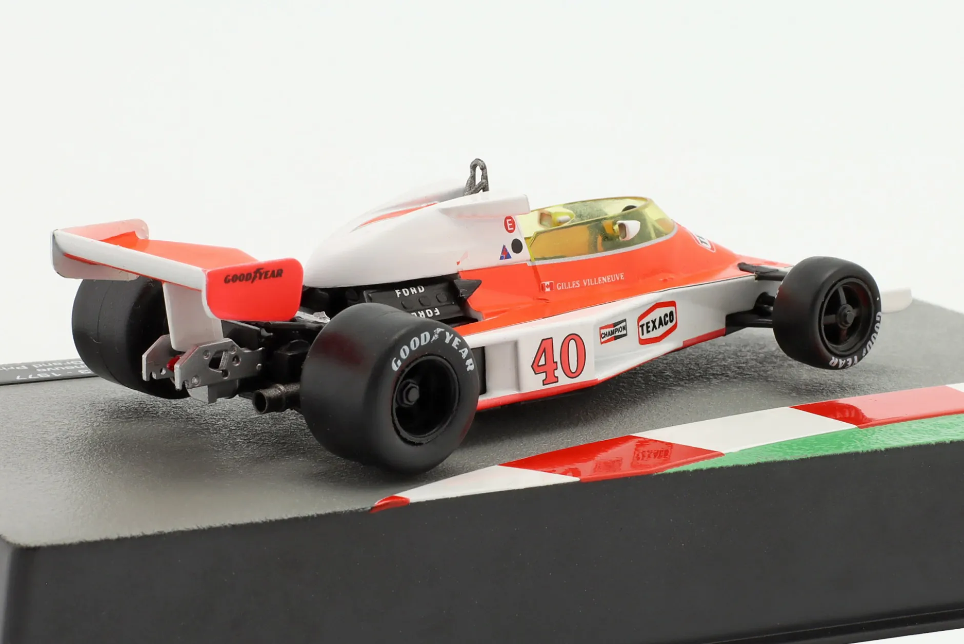 Gilles Villeneuve McLaren M23 #40 British GP Formel 1 1977 1:43 Altaya