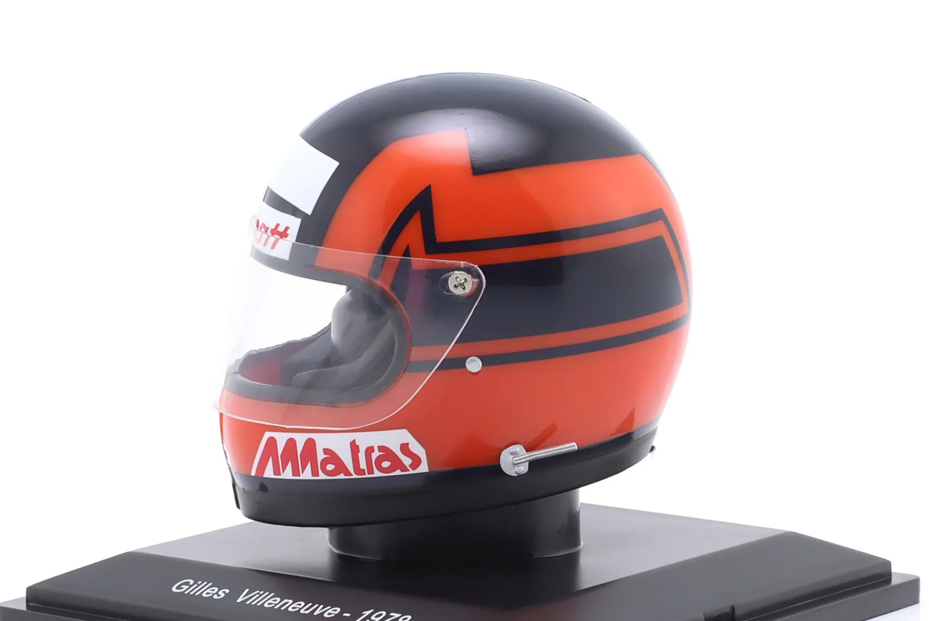 Gilles Villeneuve Scuderia Ferrari #12 Formel 1 1978 Helm 1:5 Spark Editions