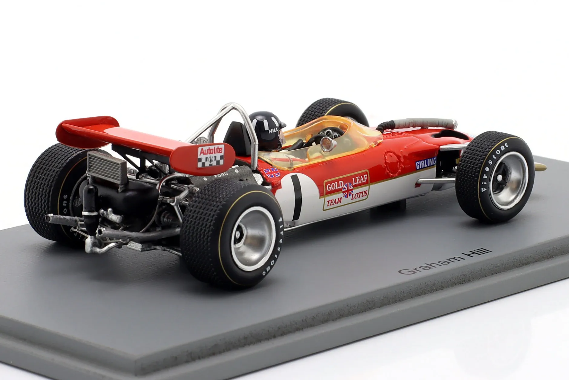 Graham Hill Lotus 49B #1 4th Deutschland GP Formel 1 1969 1:43 Spark