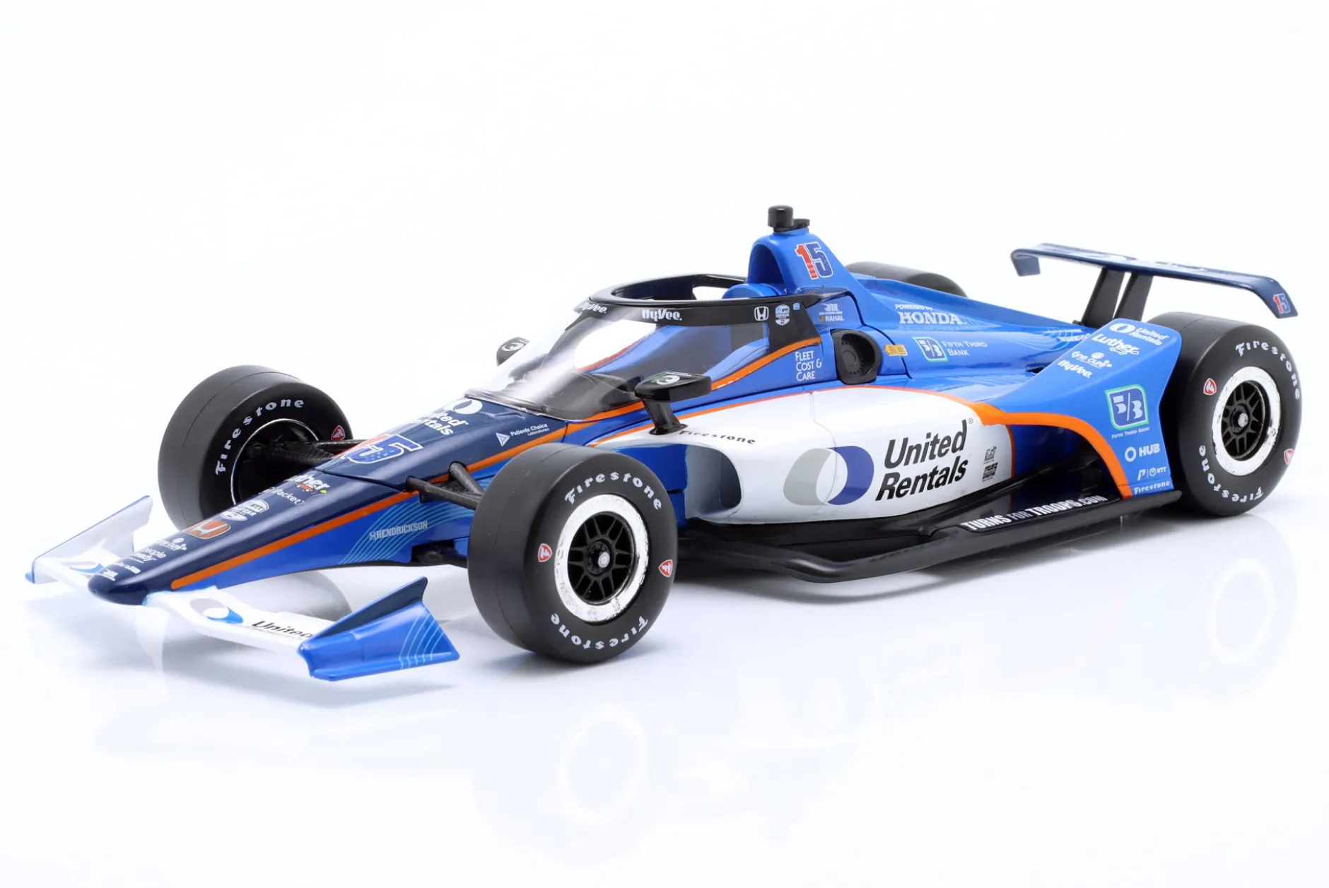 Graham Rahal Honda #15 IndyCar Series 2023 1:18 Greenlight