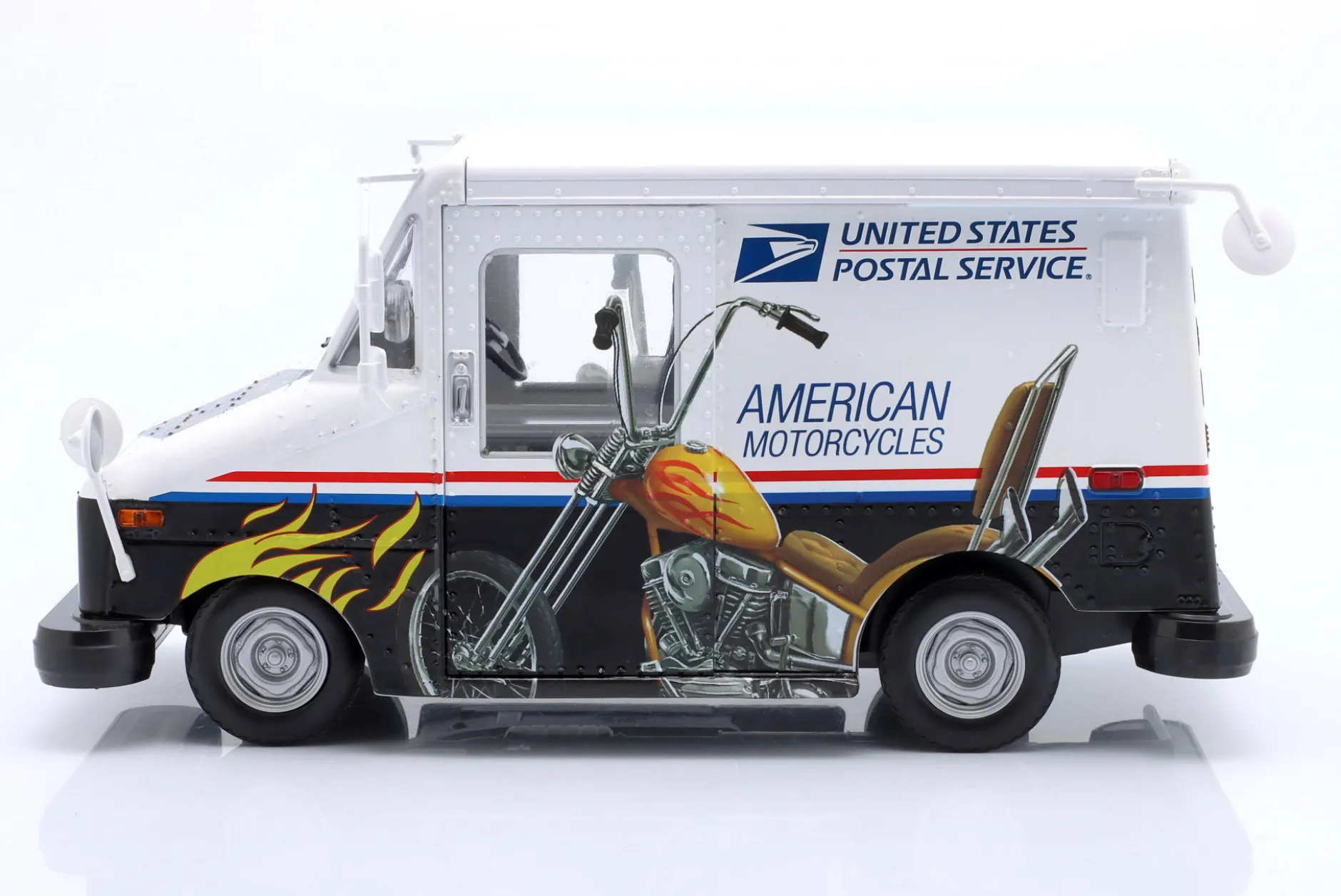 Grumman LLV United States Postal Service (USPS) weiß / schwarz 1:18 Greenlight
