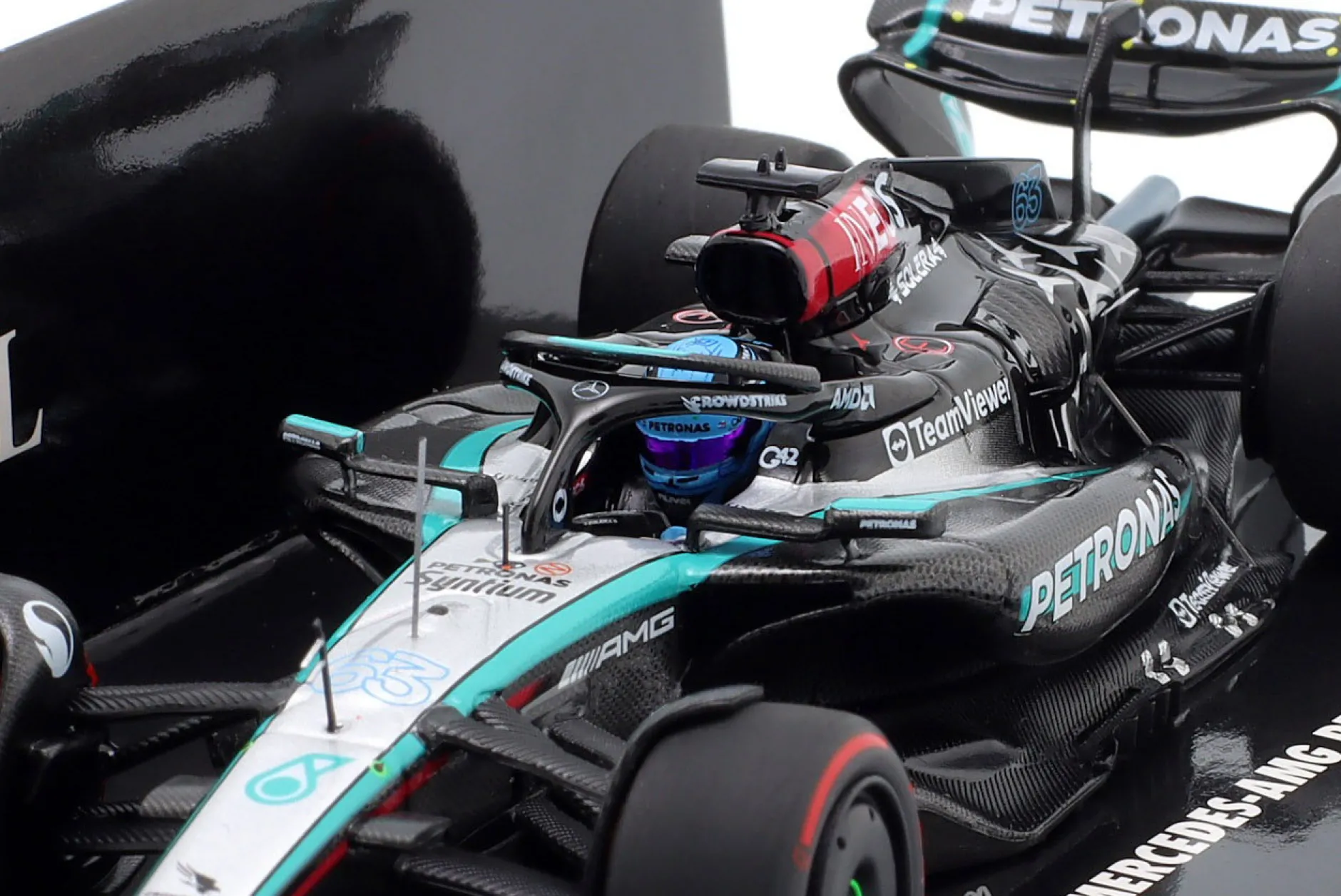 G. Russell Mercedes-AMG F1 W15 #63 British GP Formel 1 2024 1:43 Minichamps