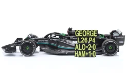 G. Russell Mercedes-AMG F1 W14 #63 7th Bahrain GP Formel 1 2023 1:18 Minichamps