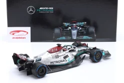 G. Russell Mercedes-AMG F1 W13 #63 5th Monaco GP Formel 1 2022 1:18 Minichamps