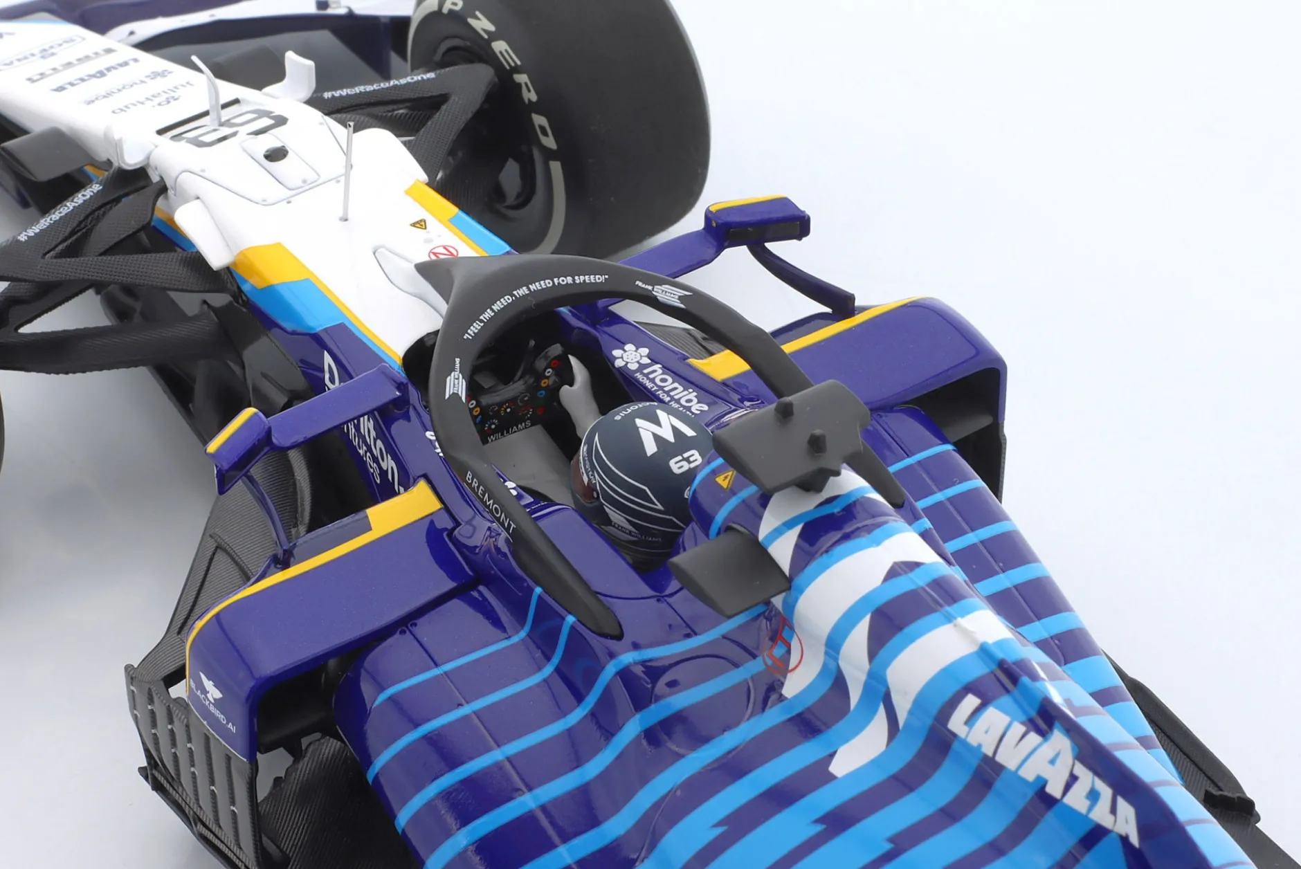 G. Russell Williams FW43B #63 Saudi Arabien GP Formel 1 2021 1:18 Minichamps