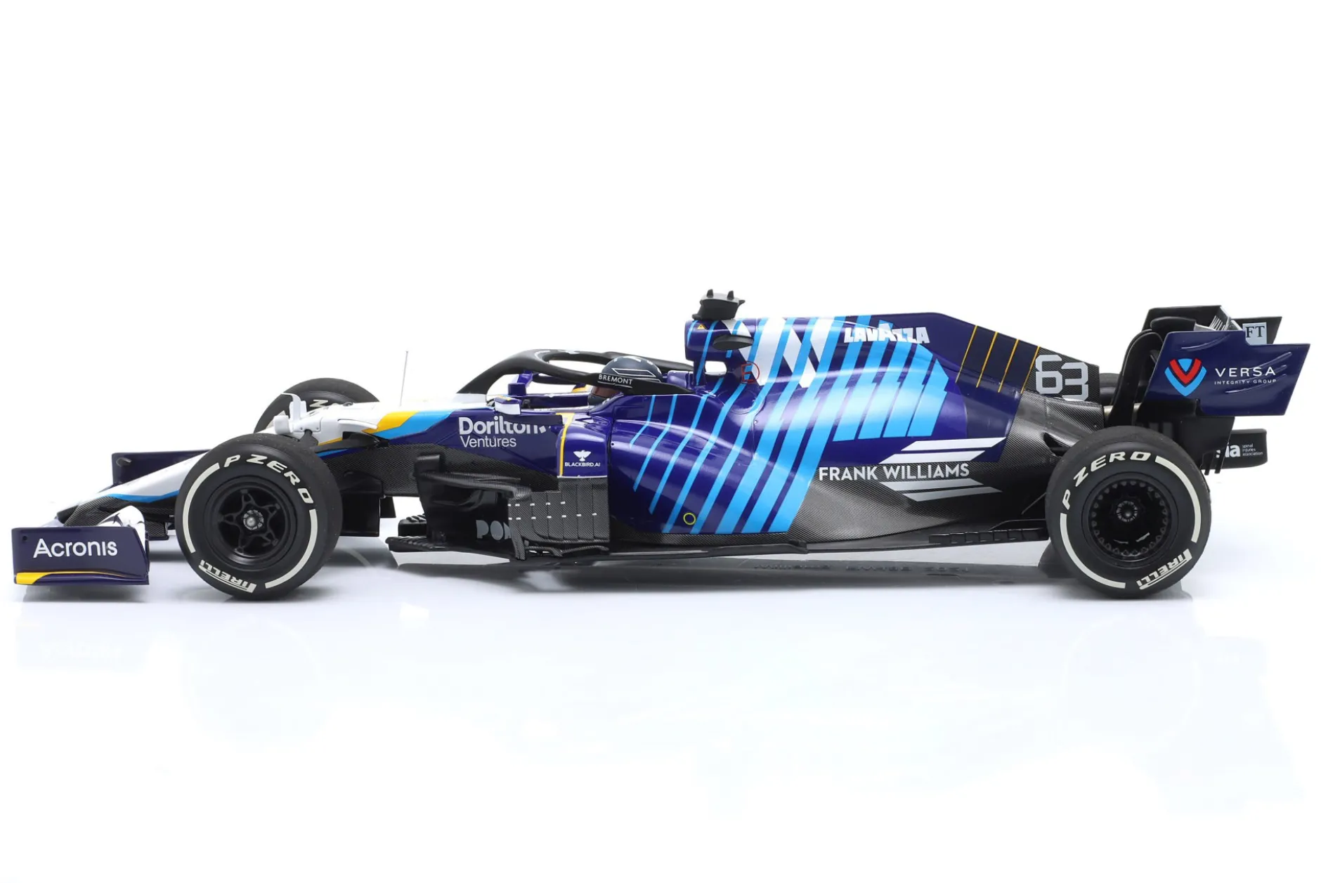 G. Russell Williams FW43B #63 Saudi Arabien GP Formel 1 2021 1:18 Minichamps