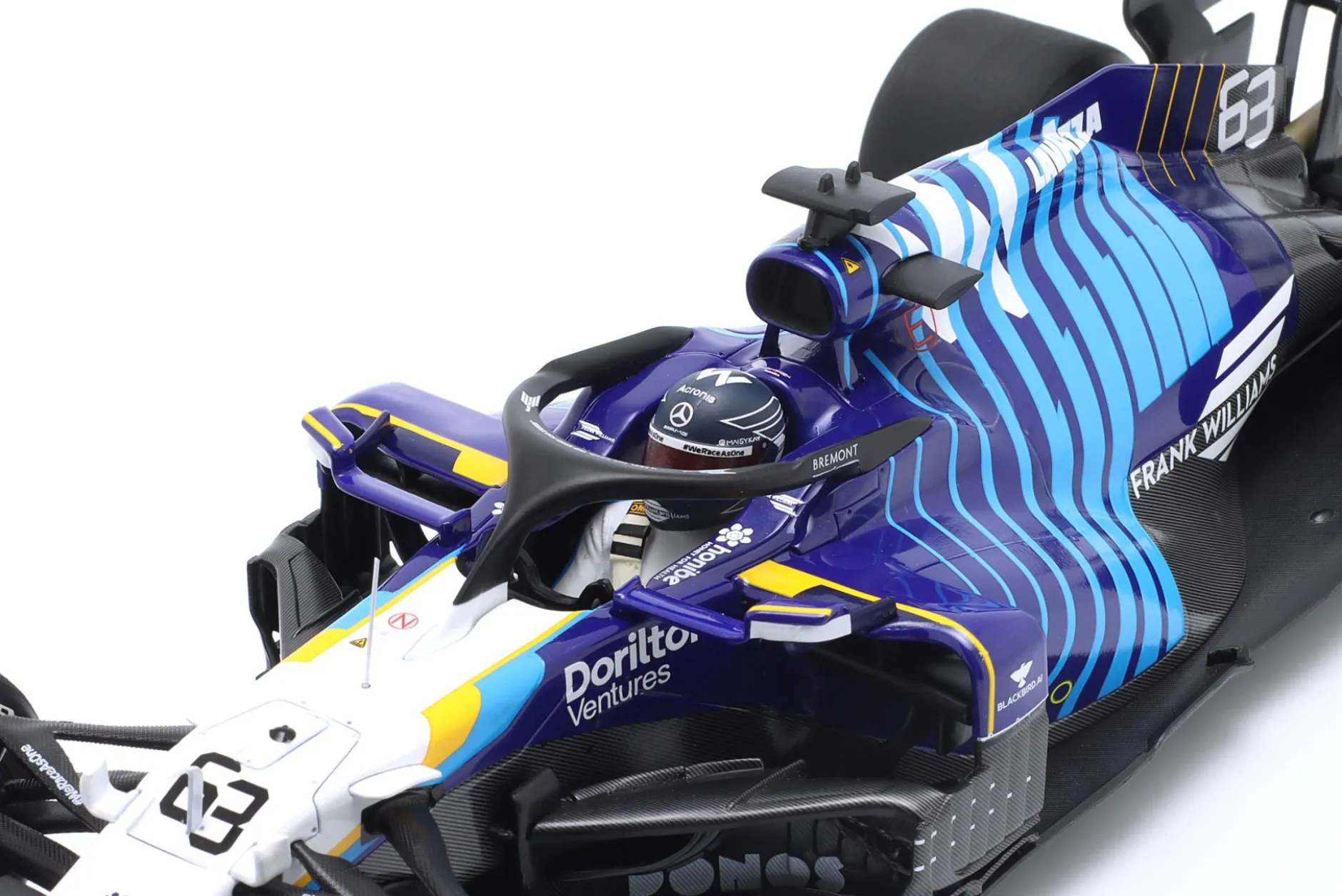 G. Russell Williams FW43B #63 Saudi Arabien GP Formel 1 2021 1:18 Minichamps