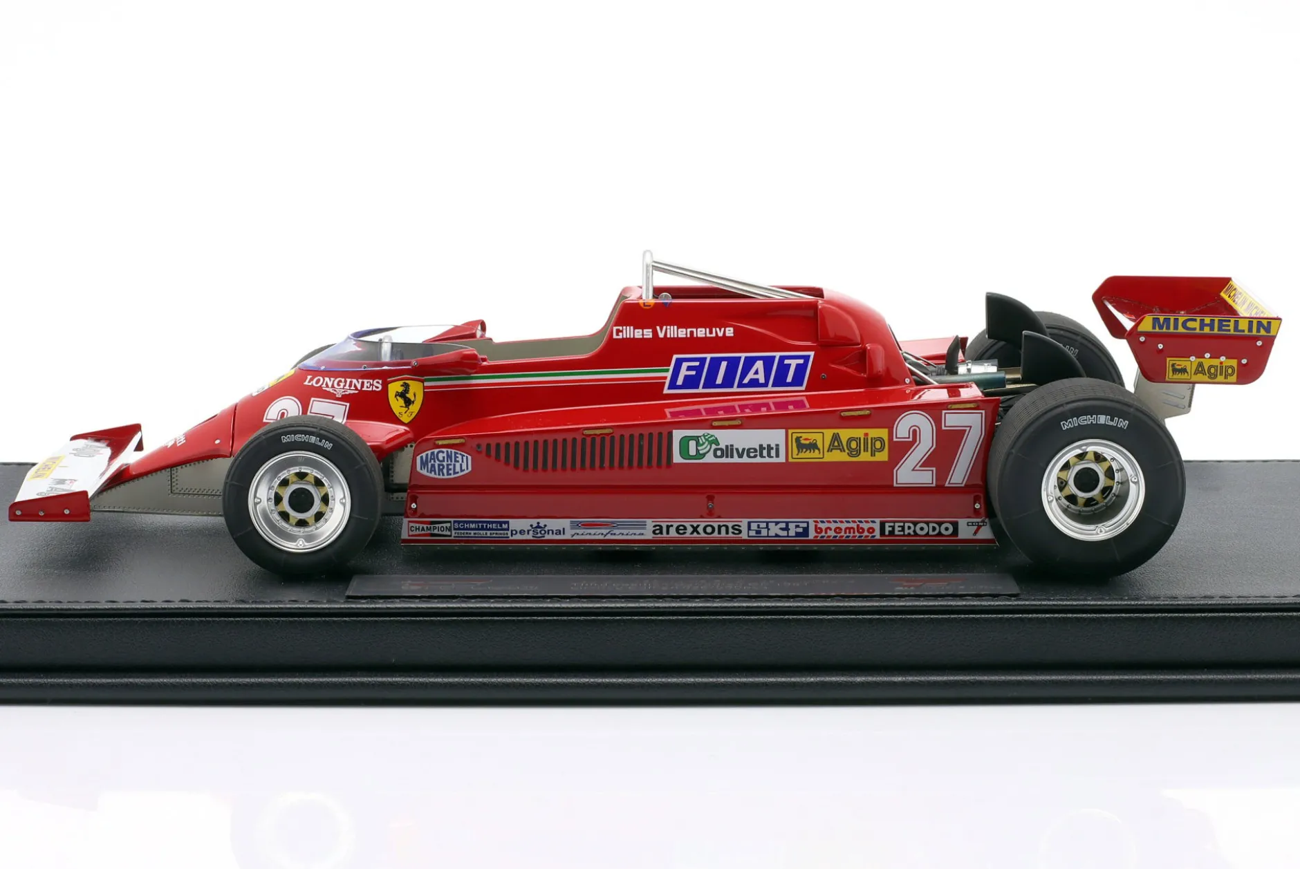 G. Villeneuve Ferrari 126CK #27 3rd Kanada GP Formel 1 1981 1:18 GP Replicas