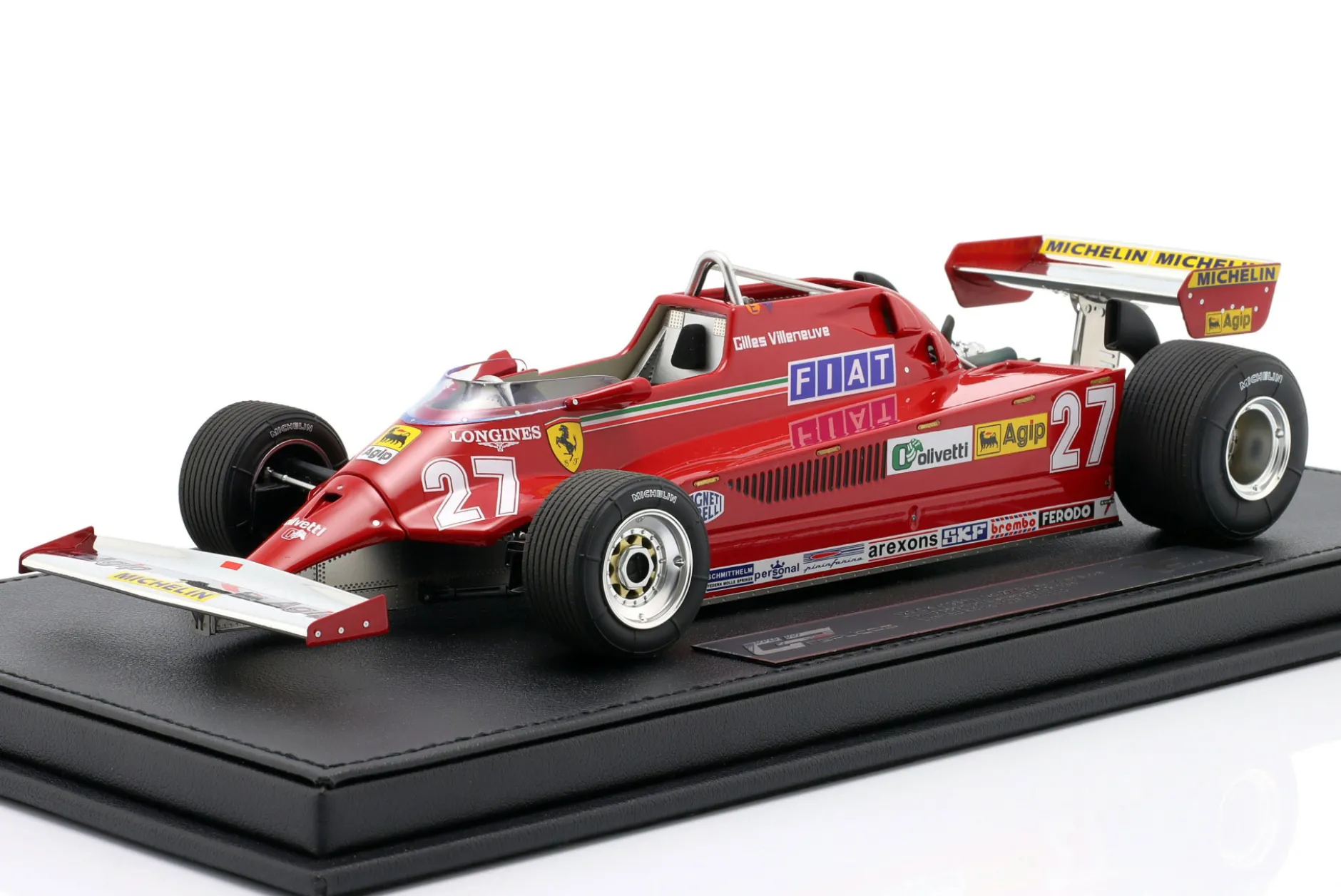 G. Villeneuve Ferrari 126CK #27 3rd Kanada GP Formel 1 1981 1:18 GP Replicas