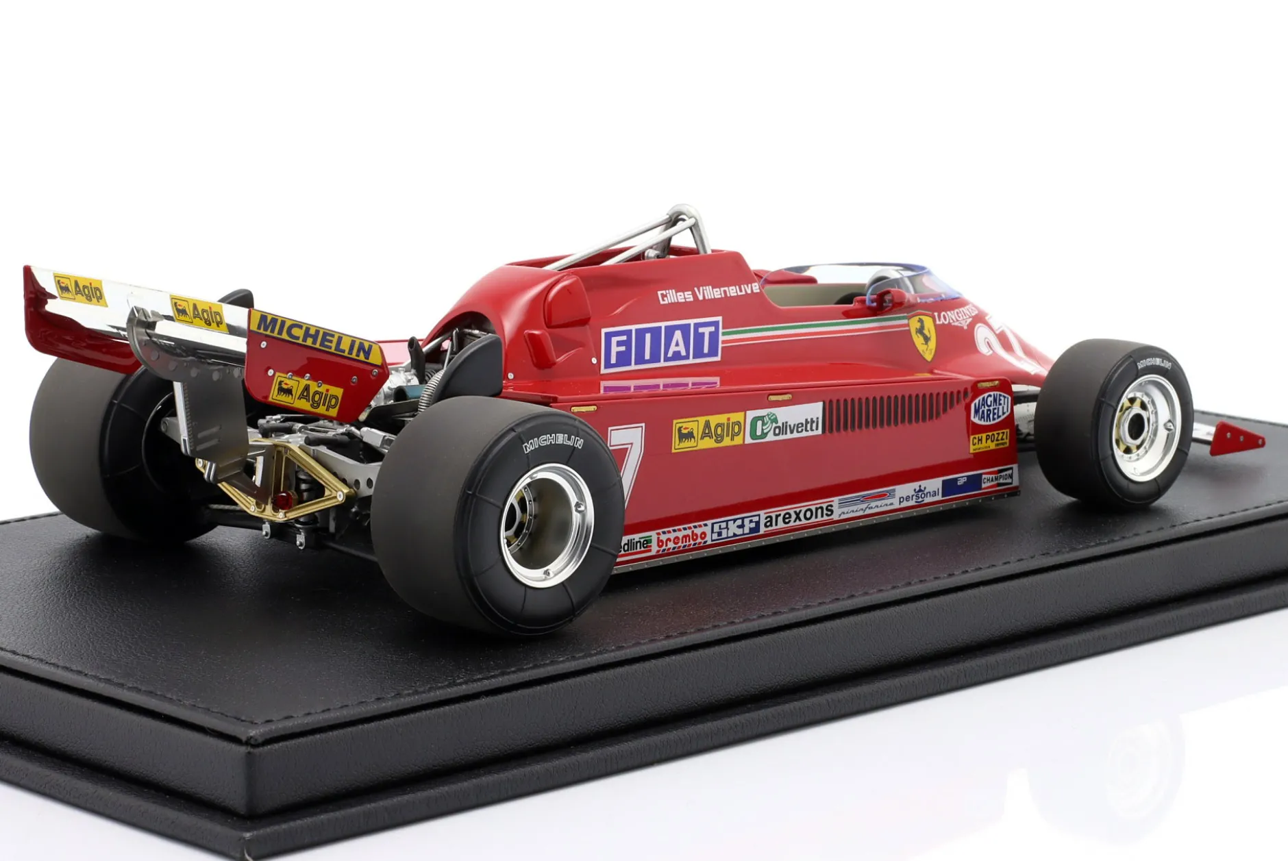 G. Villeneuve Ferrari 126CK #27 Sieger Monaco GP Formel 1 1981 1:18 GP Replicas