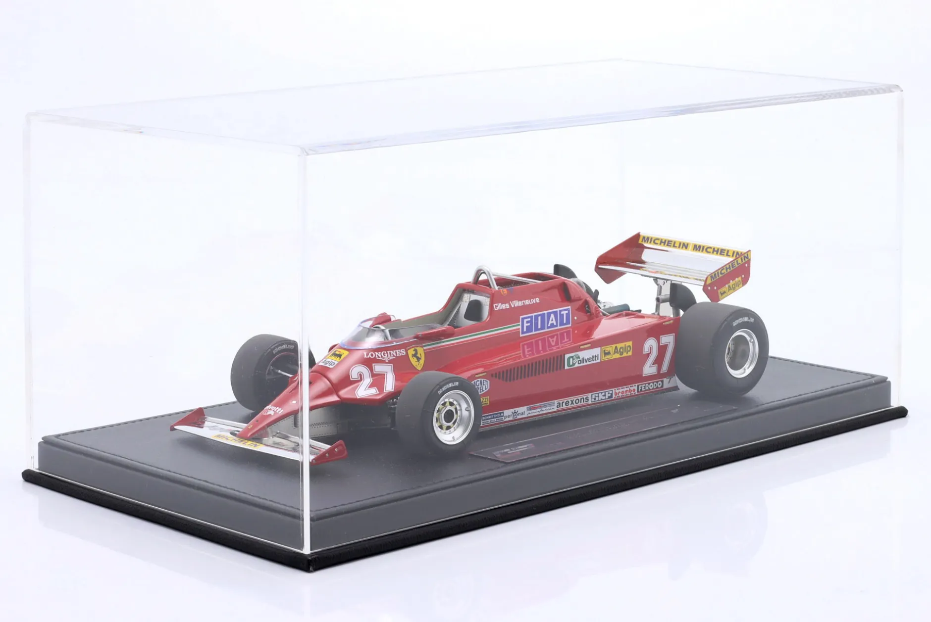 G. Villeneuve Ferrari 126CK #27 Sieger Monaco GP Formel 1 1981 1:18 GP Replicas