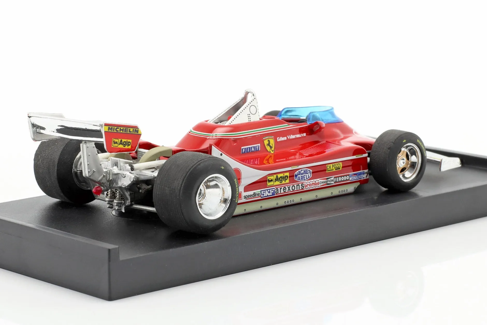 G. Villeneuve Ferrari 312 T4 #12 2nd Frankreich GP Formel 1 1979 1:43 Brumm