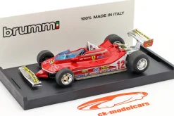 G. Villeneuve Ferrari 312 T4 #12 2nd Frankreich GP Formel 1 1979 1:43 Brumm