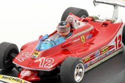 G. Villeneuve Ferrari 312 T4 #12 2. Platz GP Frankreich Formel 1 1979 1:43 Brumm