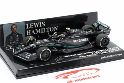 Hamilton Mercedes-AMG F1 W14 #44 5th Bahrain GP Formel 1 2023 1:43 Minichamps