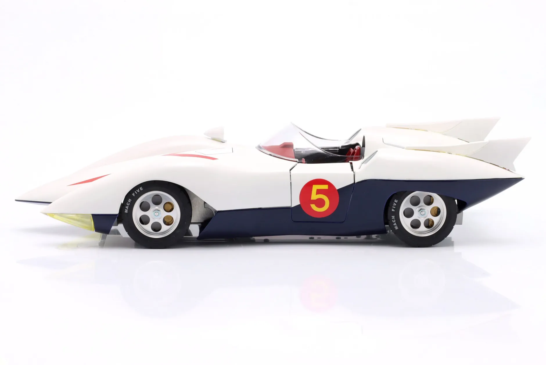 Hamilton Speed Racer Mach 5 weiß 1:18 Schwyn Haas