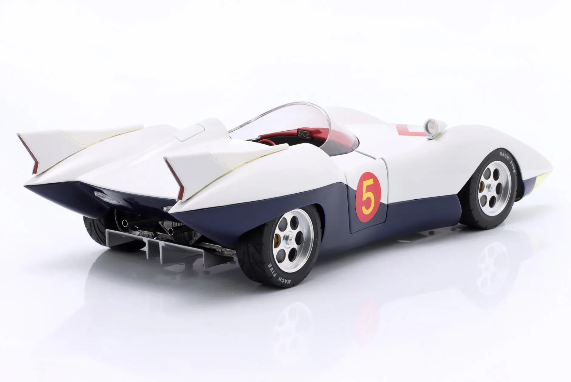 Hamilton Speed Racer Mach 5 weiß 1:18 Schwyn Haas