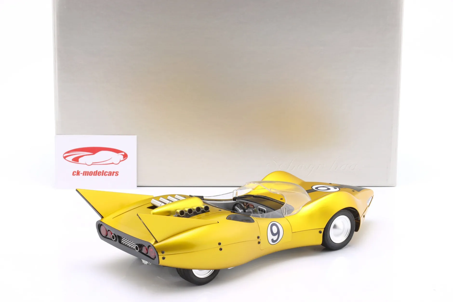 Hamilton Speed Racer Shooting Star #9 gelb 1:18 Schwyn Haas
