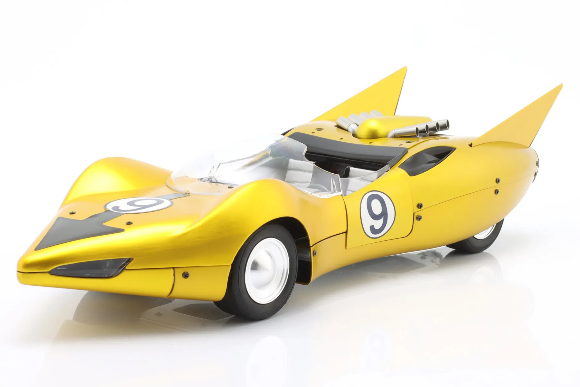 Hamilton Speed Racer Shooting Star #9 gelb 1:18 Schwyn Haas