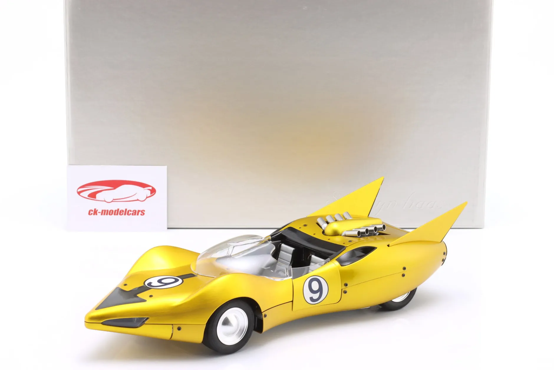 Hamilton Speed Racer Shooting Star #9 gelb 1:18 Schwyn Haas
