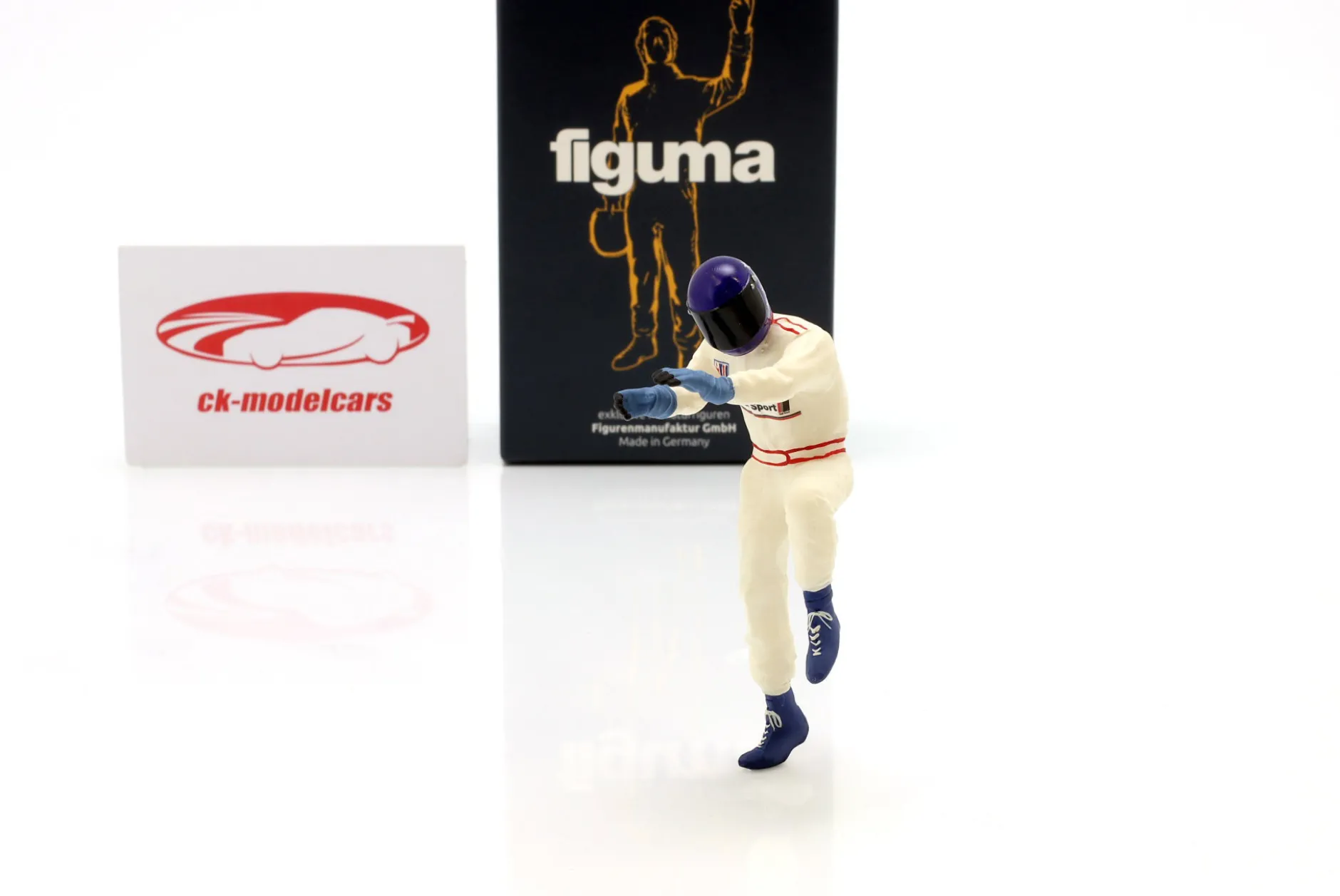 Hans-Joachim Stuck Audi Quattro Figur 1:18 FigurenManufaktur
