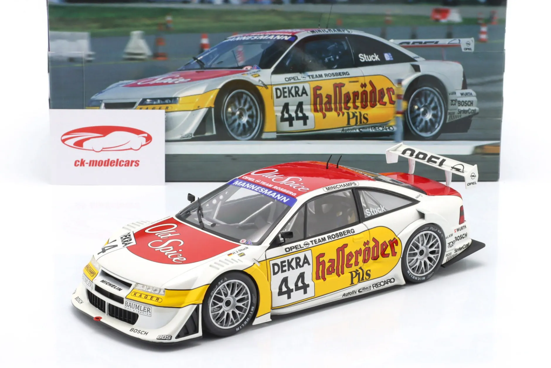 Hans-Joachim Stuck Opel Calibra V6 4×4 #44 Team Rosberg ITC 1996 1:18 WERK83