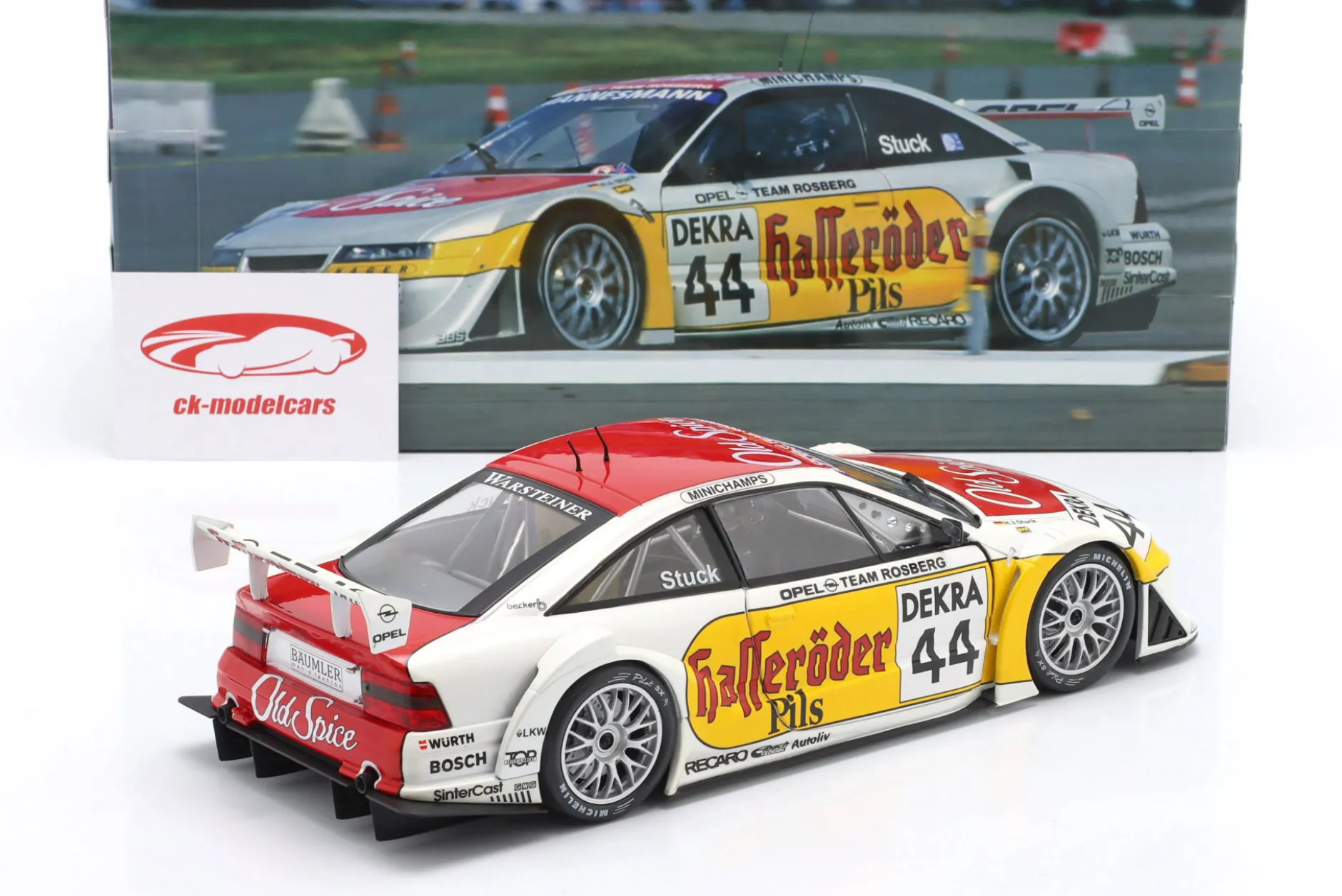 Hans-Joachim Stuck Opel Calibra V6 4×4 #44 Team Rosberg ITC 1996 1:18 WERK83