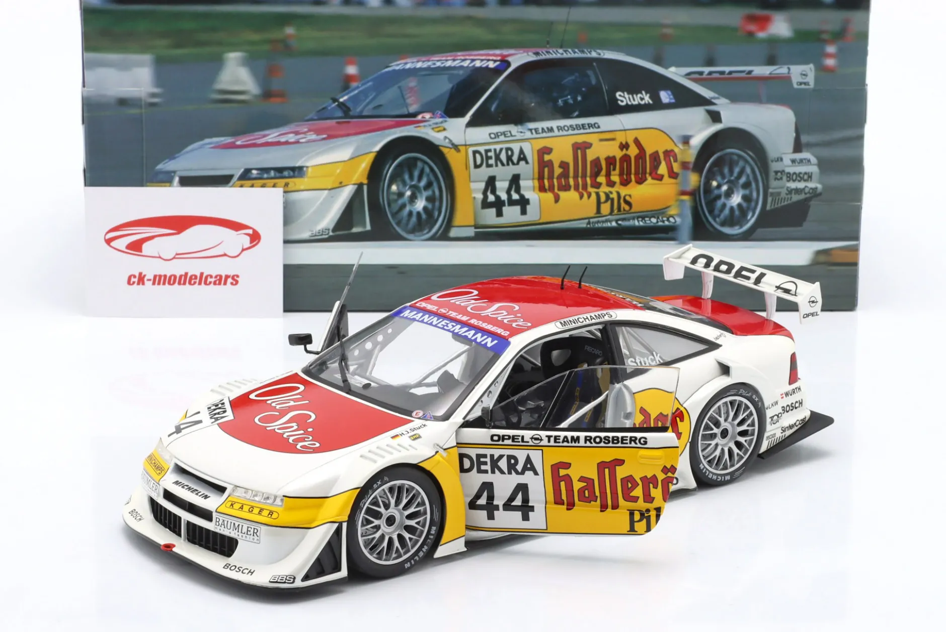 Hans-Joachim Stuck Opel Calibra V6 4×4 #44 Team Rosberg ITC 1996 1:18 WERK83