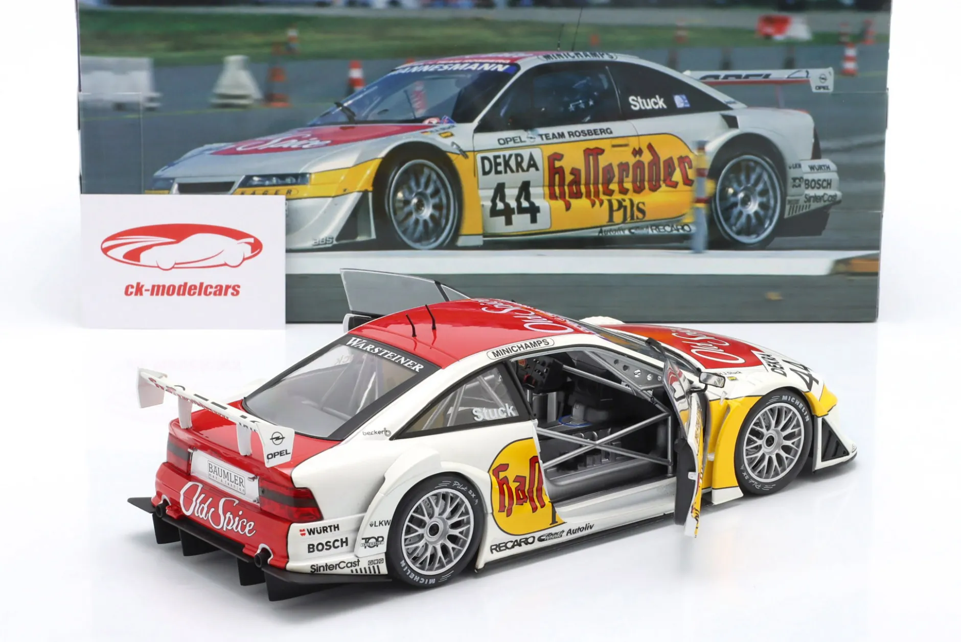 Hans-Joachim Stuck Opel Calibra V6 4×4 #44 Team Rosberg ITC 1996 1:18 WERK83