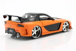 Han's Mazda RX-7 Fast & Furious Tokyo Drift (2006) orange / schwarz 1:24 Jada Toys